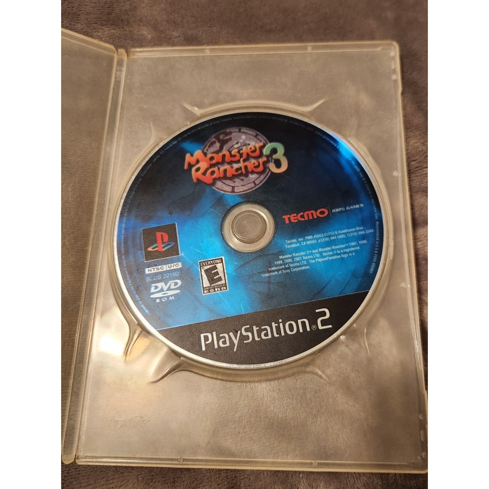 Monster Rancher 3 (Sony PlayStation 2, 2001) DISC ONLY